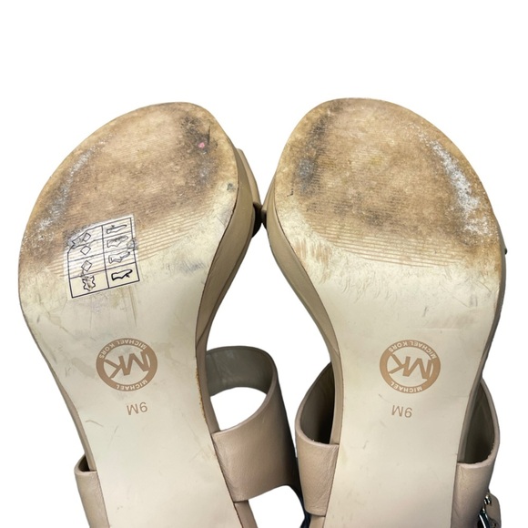 MICHAEL Michael Kors Nude Slingback Heels Size 9 - Picture 9 of 9